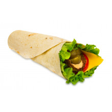 ТОРТИЛЬЯ-РОЛ с говяжьим рулетом, с курицей